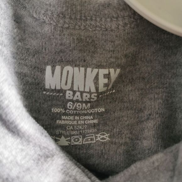 10/$10 Monkey Bars onesie size 3m - Picture 3 of 3